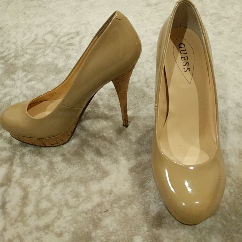 Guess cork heels